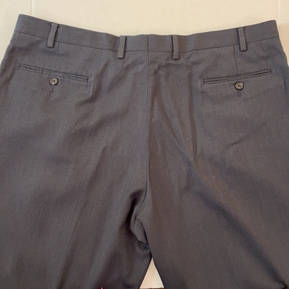 Ralph Ralph Lauren Dark Gray Pleat Front Dress Pants 42 x 32 - Picture 6 of 9